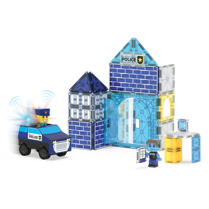 MAGNA-TILES® Police Station 35-delige set