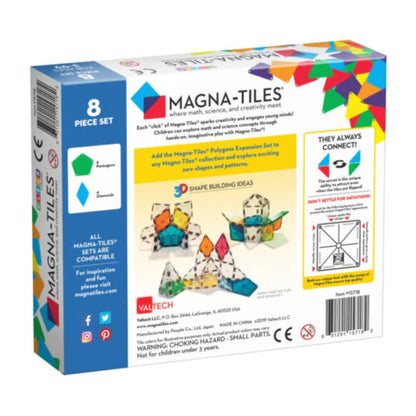 MAGNA-TILES® Polygons 8-delige set uitbreiding