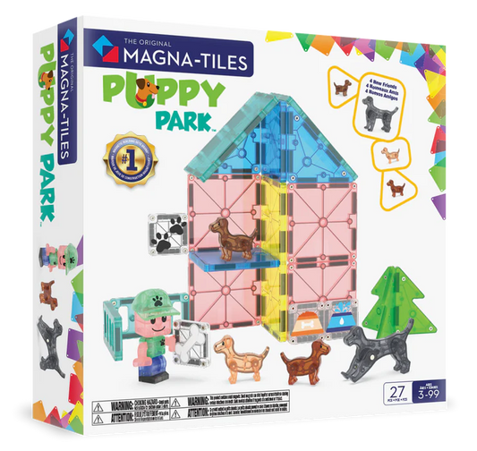 MAGNA-TILES® Puppy Park 27-delige set