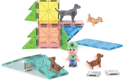 MAGNA-TILES® Puppy Park 27-delige set