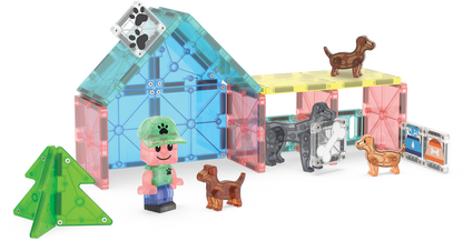 MAGNA-TILES® Puppy Park 27-delige set