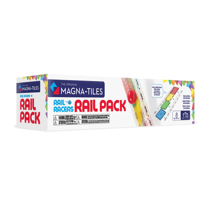 MAGNA-TILES® Rail Racers 8 Piece Rail Pack