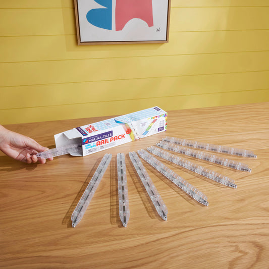 MAGNA-TILES® Rail Racers 8 Piece Rail Pack