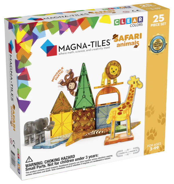 MAGNA-TILES® Safari Animals 25-delige set