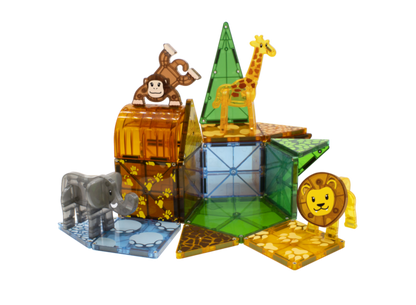 MAGNA-TILES® Safari Animals 25-delige set