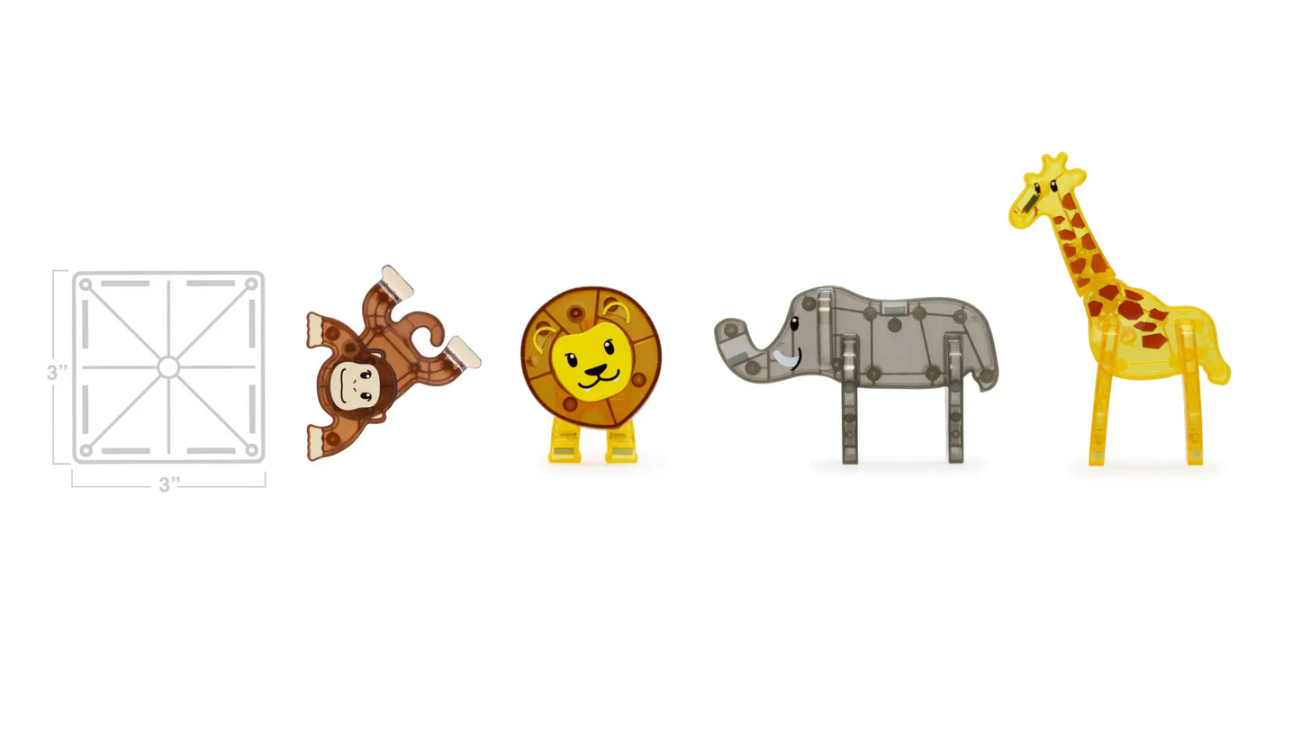 MAGNA-TILES® Safari Animals 25-delige set