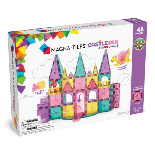 MAGNA-TILES® + microMAGS Kasteel 48-delige Magnetische Bouwset