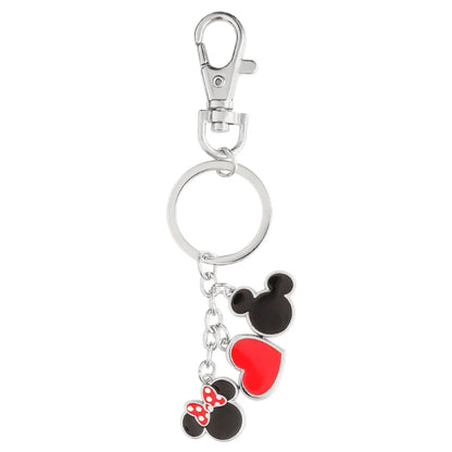 Mickey and Minnie Metal Keyring