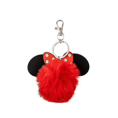 Minnie Mouse Pom Pom Keyring