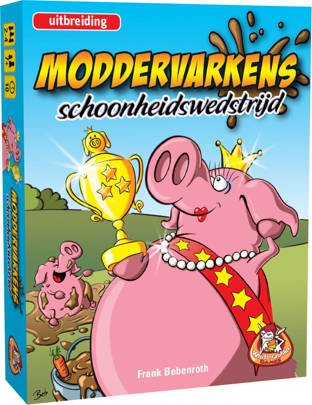 Moddervarkens schoonheidswedstrijd kaartspel