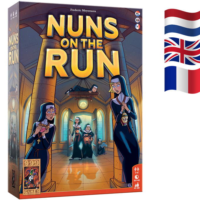 Nuns on the run Bordspel