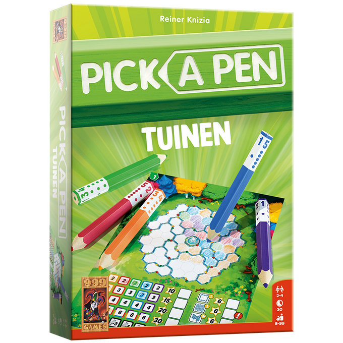 Pick a Pen Tuinen Dobbelspel