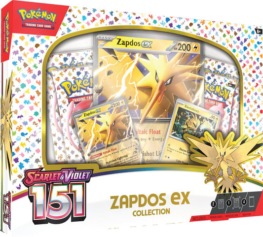 Pokémon 151 Zapdos Ex Box