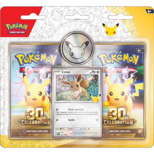 Pokémon 30th Celebration 2 pack blister Eevee