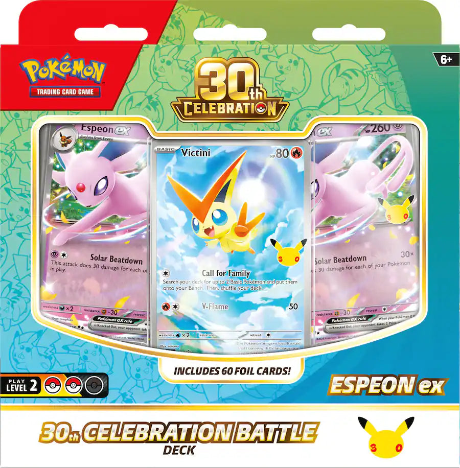 Pokémon 30th Celebration Battle Deck Espeon ex