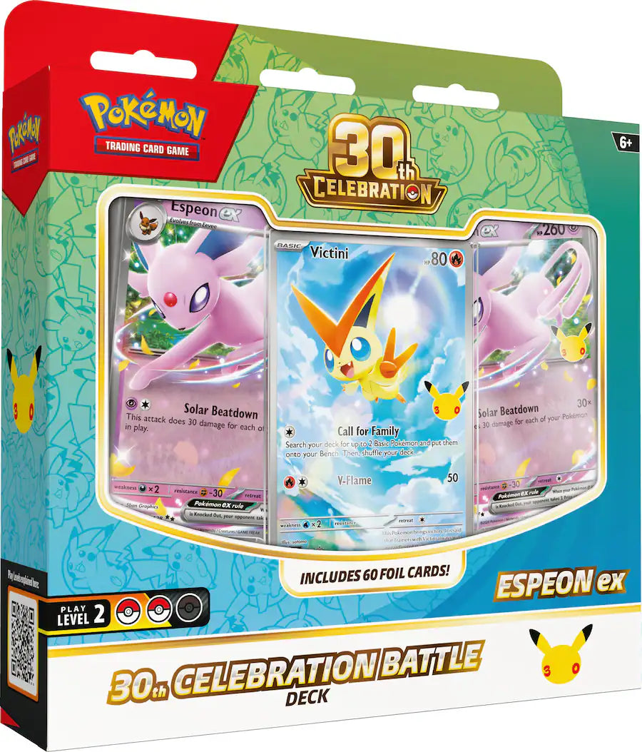 Pokémon 30th Celebration Battle Deck Espeon ex