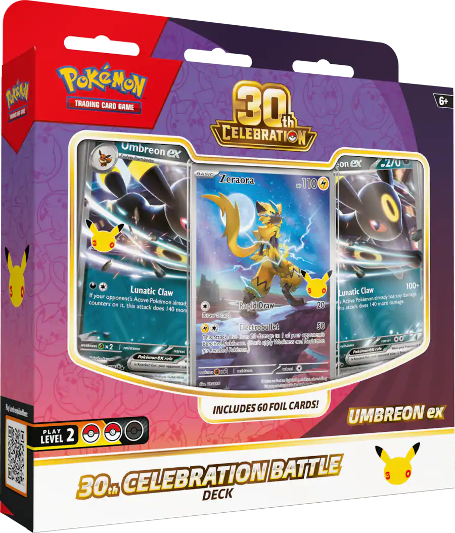 Pokémon 30th Celebration Battle Deck Umbreon ex