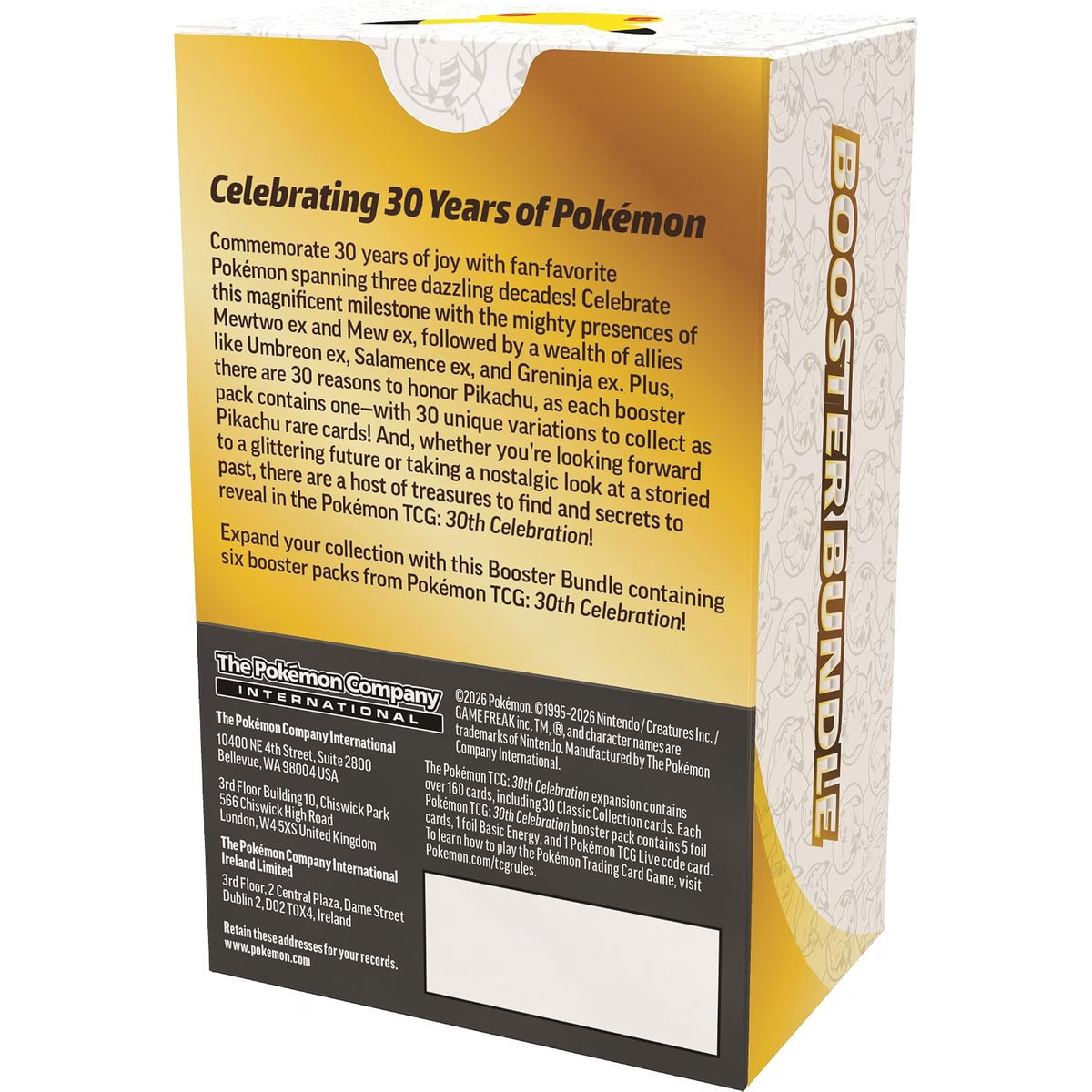 Pokémon 30th Celebration Booster Bundle