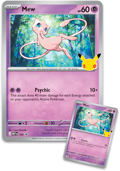 Pokémon 30th Celebration Figure Collection Mew