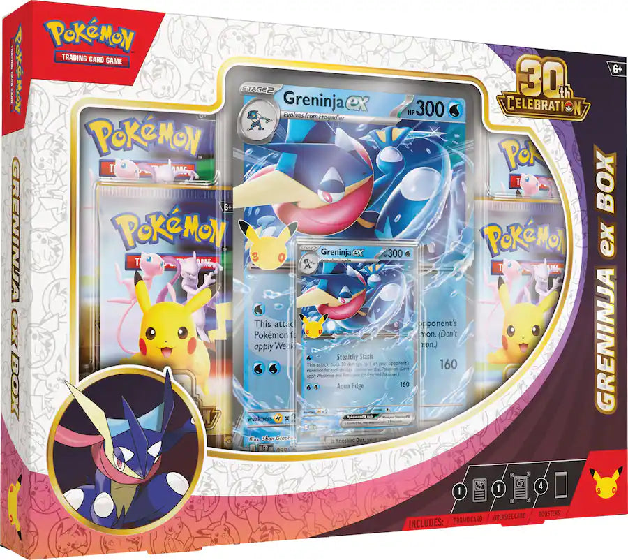 Pokémon 30th Celebration Greninja ex Box