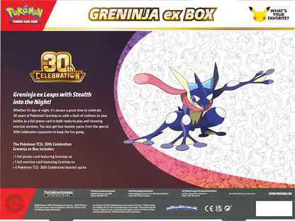 Pokémon 30th Celebration Greninja ex Box