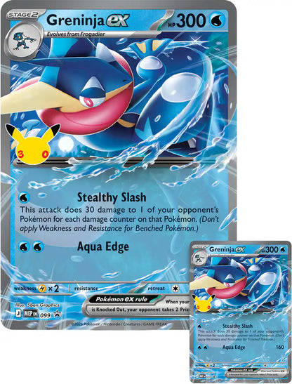 Pokémon 30th Celebration Greninja ex Box