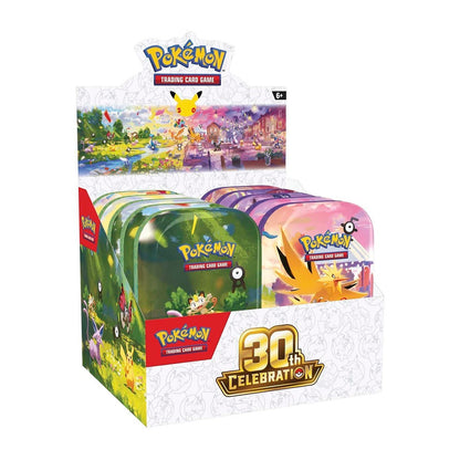 Pokémon 30th Celebration Mini Tins (10-Pack)