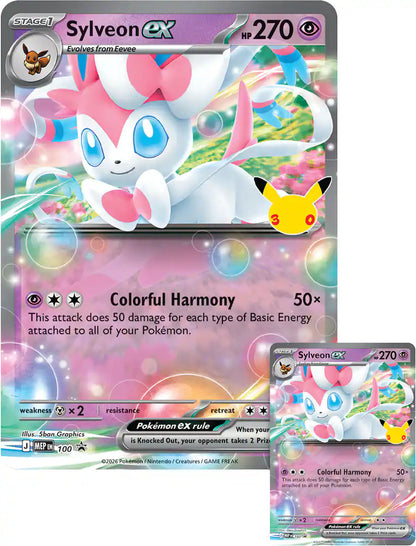 Pokémon 30th Celebration Sylveon ex Box