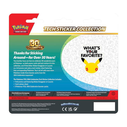 Pokémon 30th Celebration Tech Sticker Collection Alolan Exeggutor