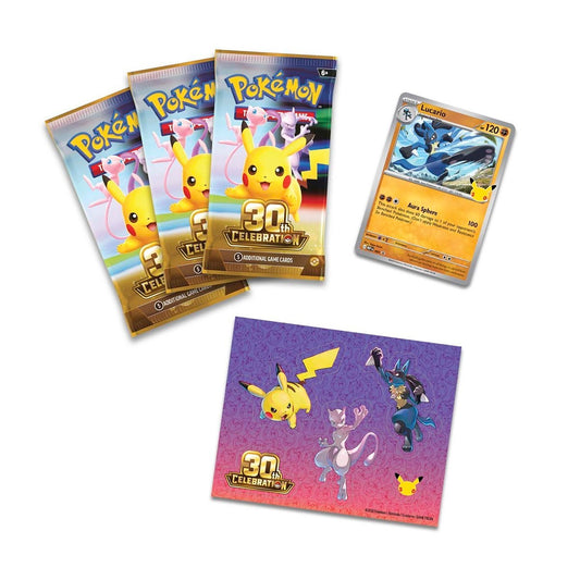 Pokémon 30th Celebration Tech Sticker Collection Lucario