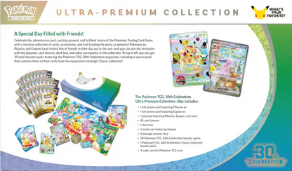 Pokémon 30th Celebration Ultra Premium Collection Day