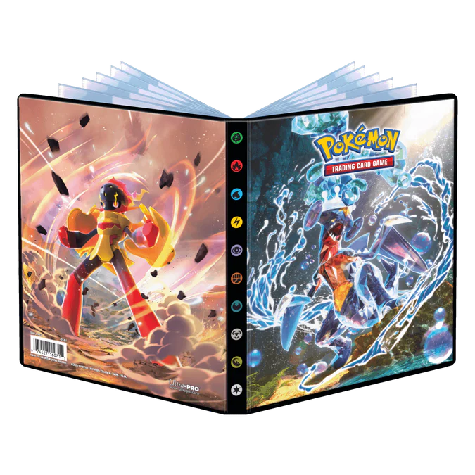 Pokémon 4-Pocket portfolio Scarlet and Violet Tera Type Garchomp and Armarouge