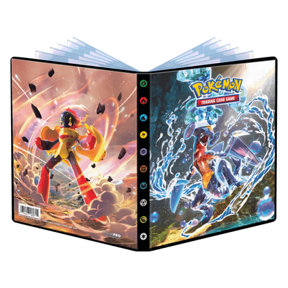 Pokémon 4-Pocket portfolio Scarlet and Violet Tera Type Garchomp and Armarouge