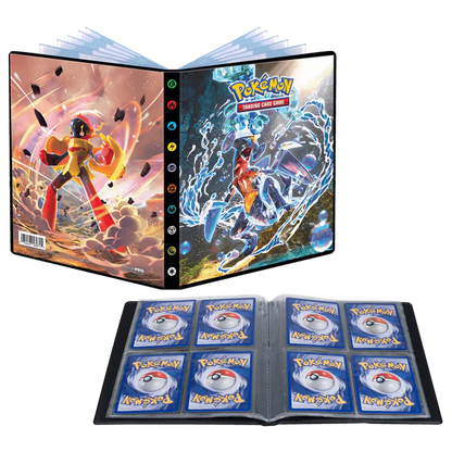 Pokémon 4-Pocket portfolio Scarlet and Violet Tera Type Garchomp and Armarouge