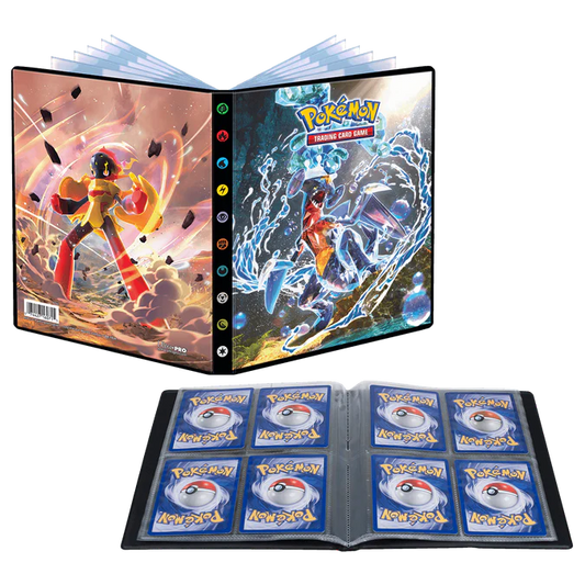 Pokémon 4-Pocket portfolio Scarlet and Violet Tera Type Garchomp and Armarouge