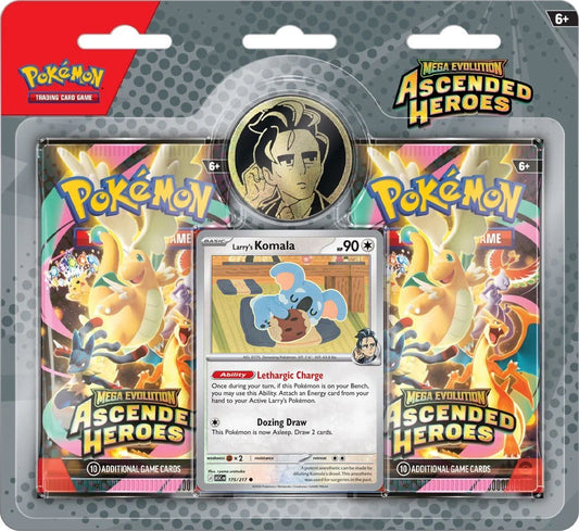 Pokémon Ascended Heroes 2-Pack Blister Larry’s Komala