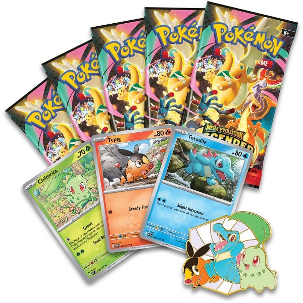 Pokémon Ascended Heroes First Partners Deluxe Pin Collection