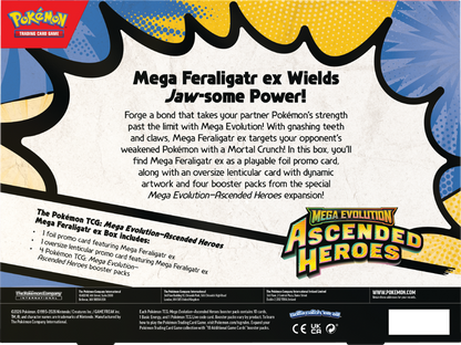Pokémon Ascended Heroes Mega Feraligatr EX Collection Box