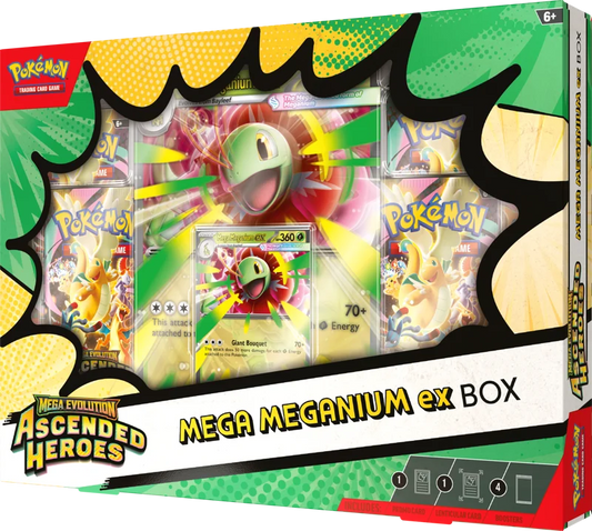 Pokémon Ascended Heroes Mega Meganium EX Collection Box