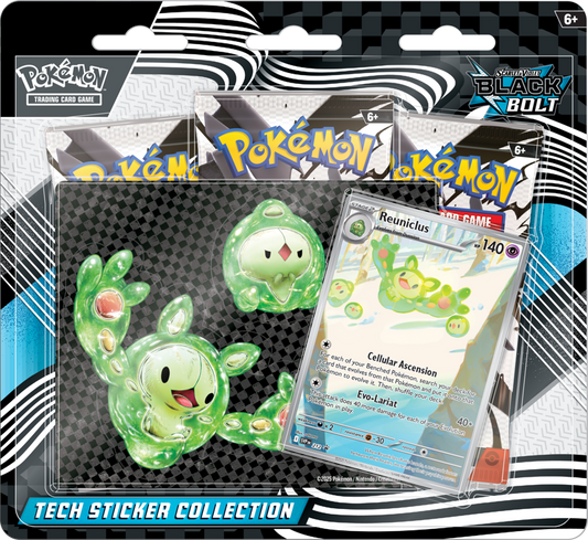 Pokémon Black Bolt Tech Sticker Collection Reuniclus