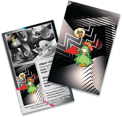 Pokémon Black Bolt and White Flare Unova Mini Tin Lilligant and Whimsicott