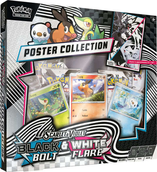 Pokémon Black Bolt and White Flare Unova Poster Collection