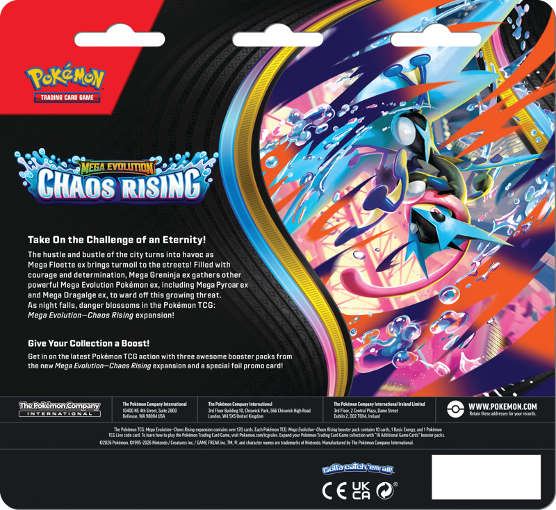 Pokémon Chaos Rising 3 Pack Blister Charmeleon