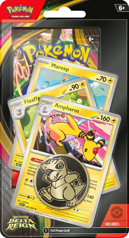 Pokémon Delta Reign Premium Checklane Blister Ampharos