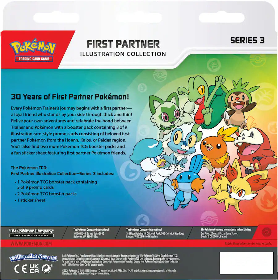 Pokémon First Partner Illustration Collection Series 3