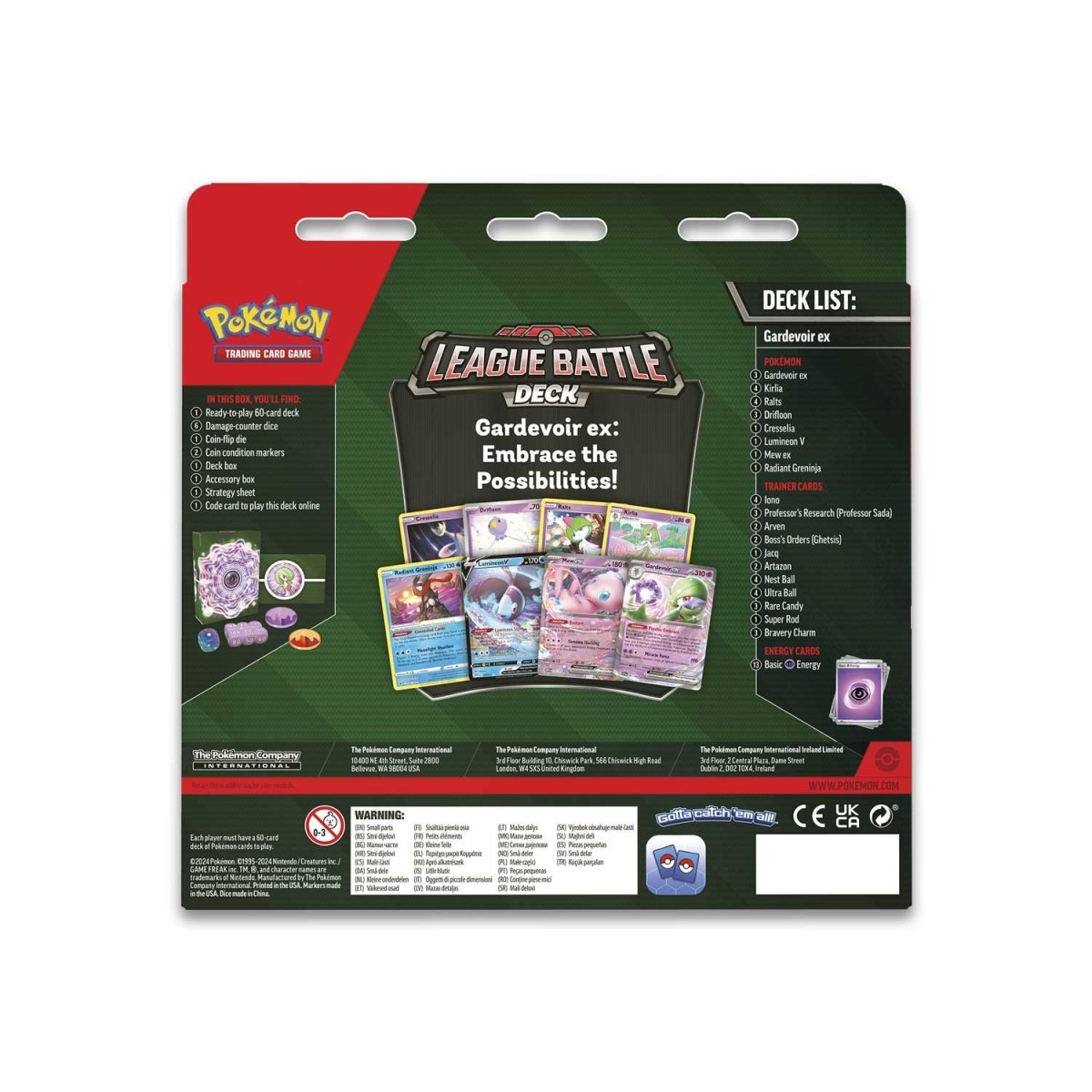 Pokémon Gardevoir ex League Battle Deck