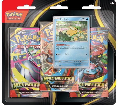 Pokémon Mega Evolution 3 Pack Blister Psyduck