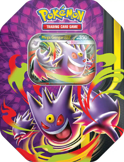 Pokémon Mega Moonlit Tin Mega Gengar ex