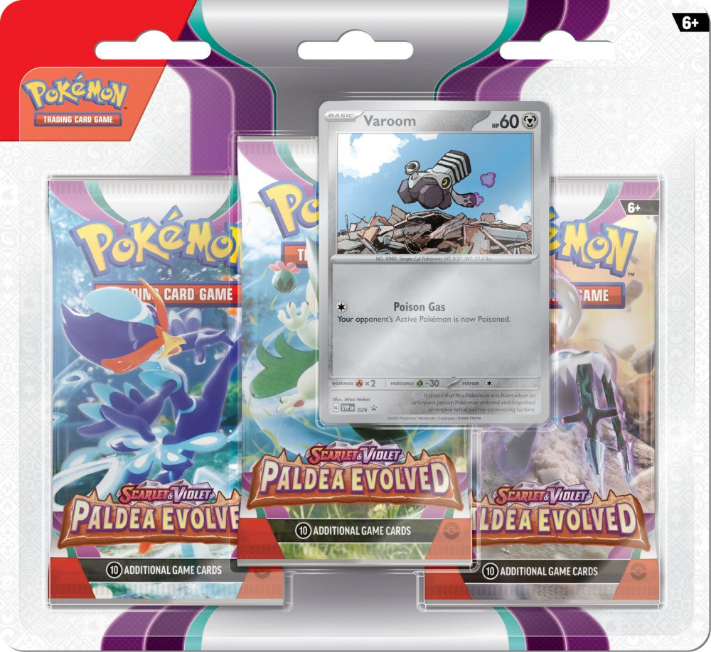 Pokémon Paldea Evolved 3 Booster Blister Varoom