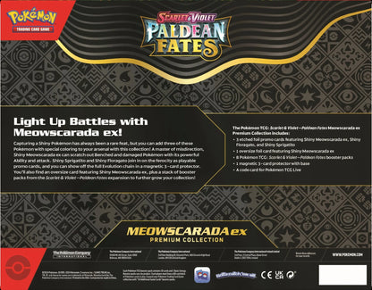 Pokémon Paldean Fates Premium Collection Meowscarada EX